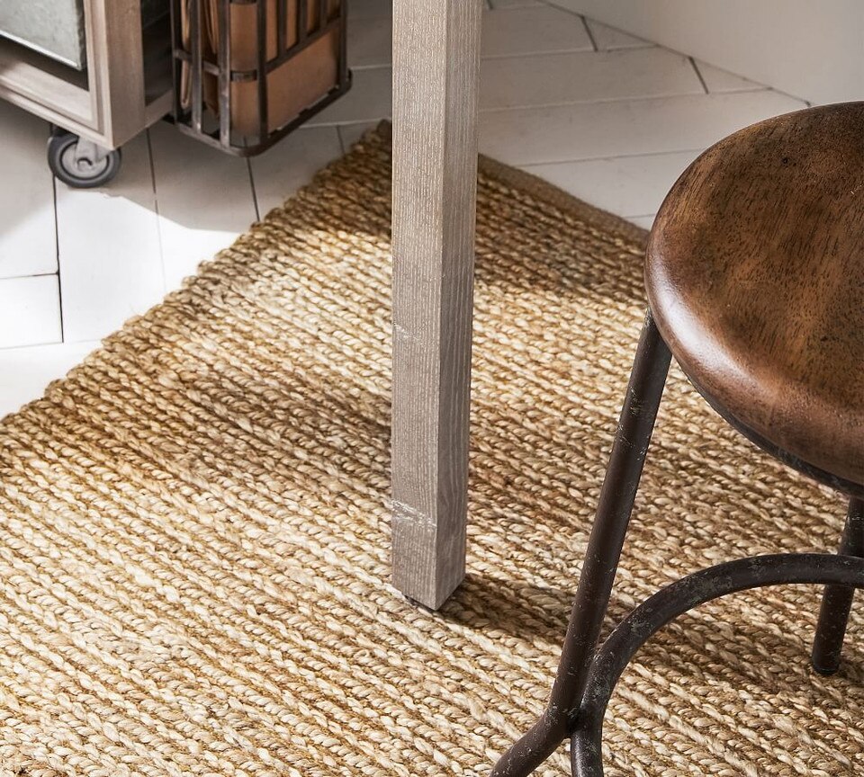 Heathered Chenille Jute Rug Natural Pottery Barn Australia